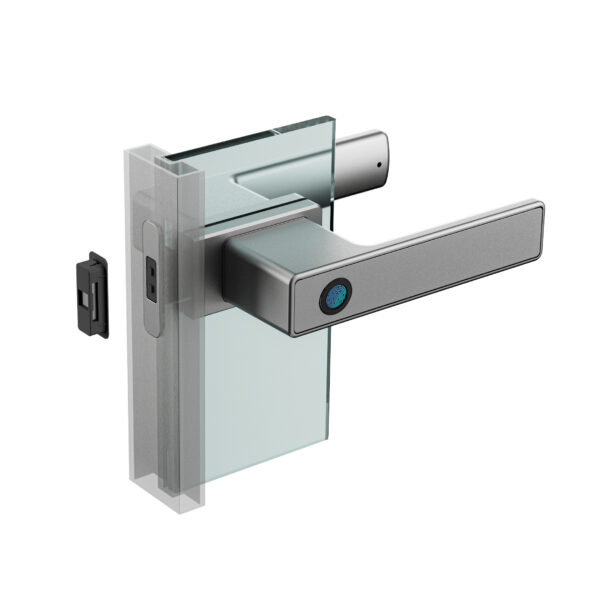 SmartOne Linear Electronic Lock for Framed Glass Door - Image 9