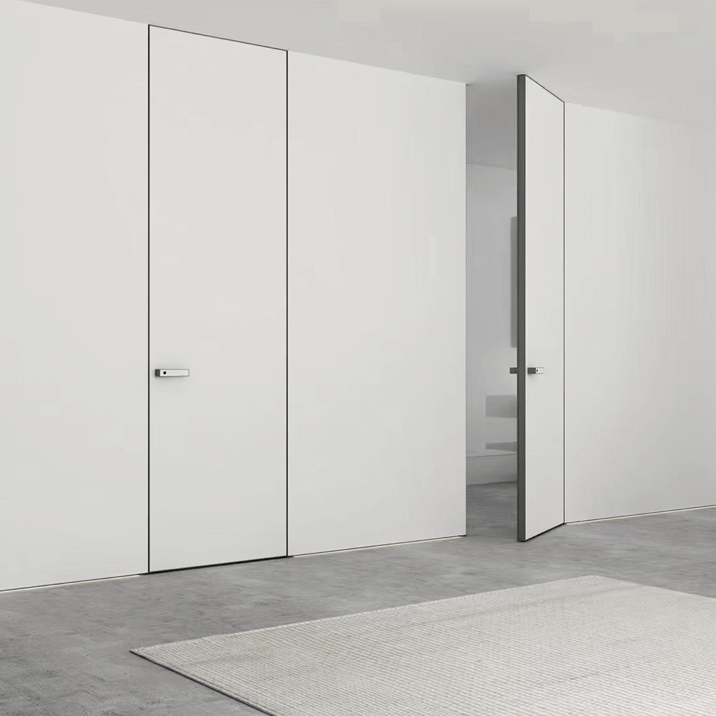 Solution: Aluminum Framed Wooden Doors