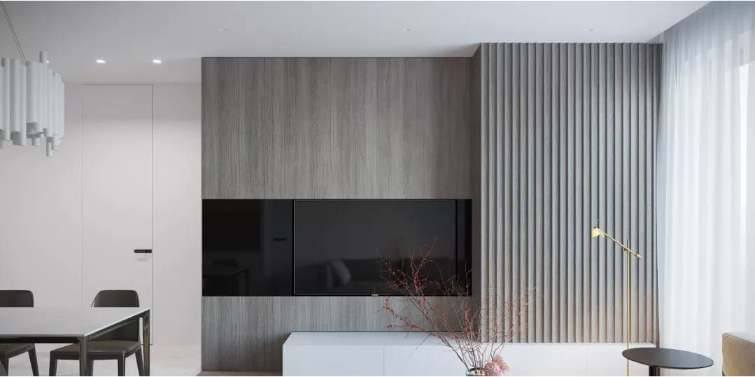Hidden door and wall integration for minimalist interior design