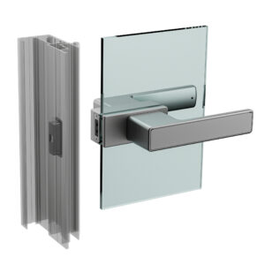 Minimalist Door Handle Lock for Glass Frameless and Wall Frame main product image