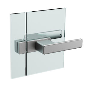 Minimalist Door Handle Lock for Glass Frameless and Wall Frameless main product image