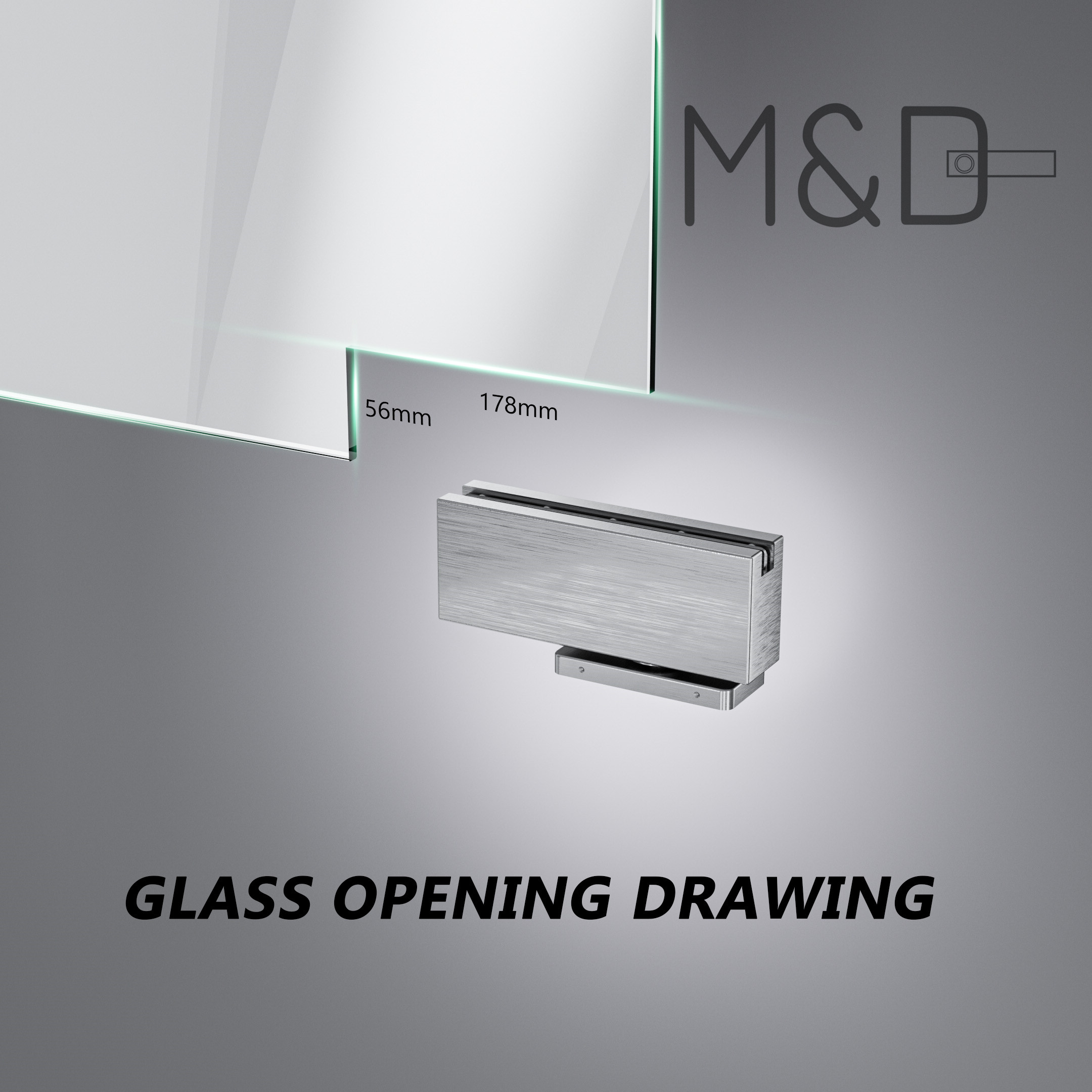 No-dig Floor Springs for Glass Doors feature 2