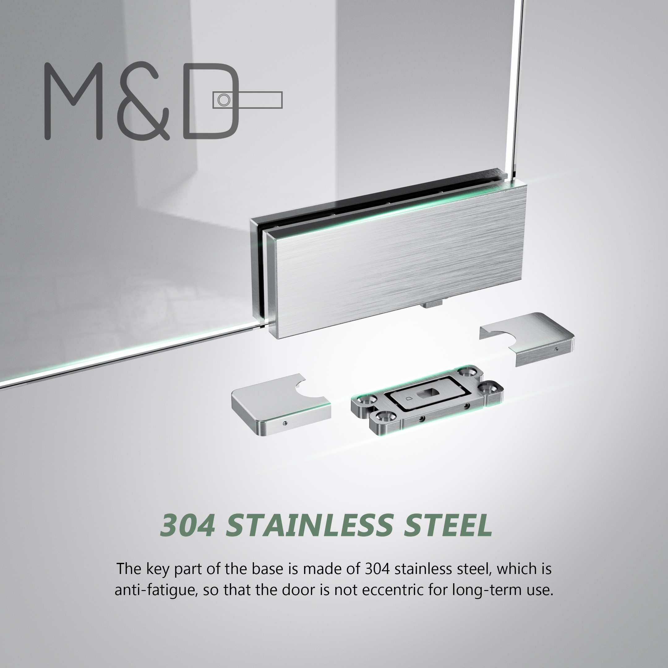 No-dig Floor Springs for Glass Doors feature 5