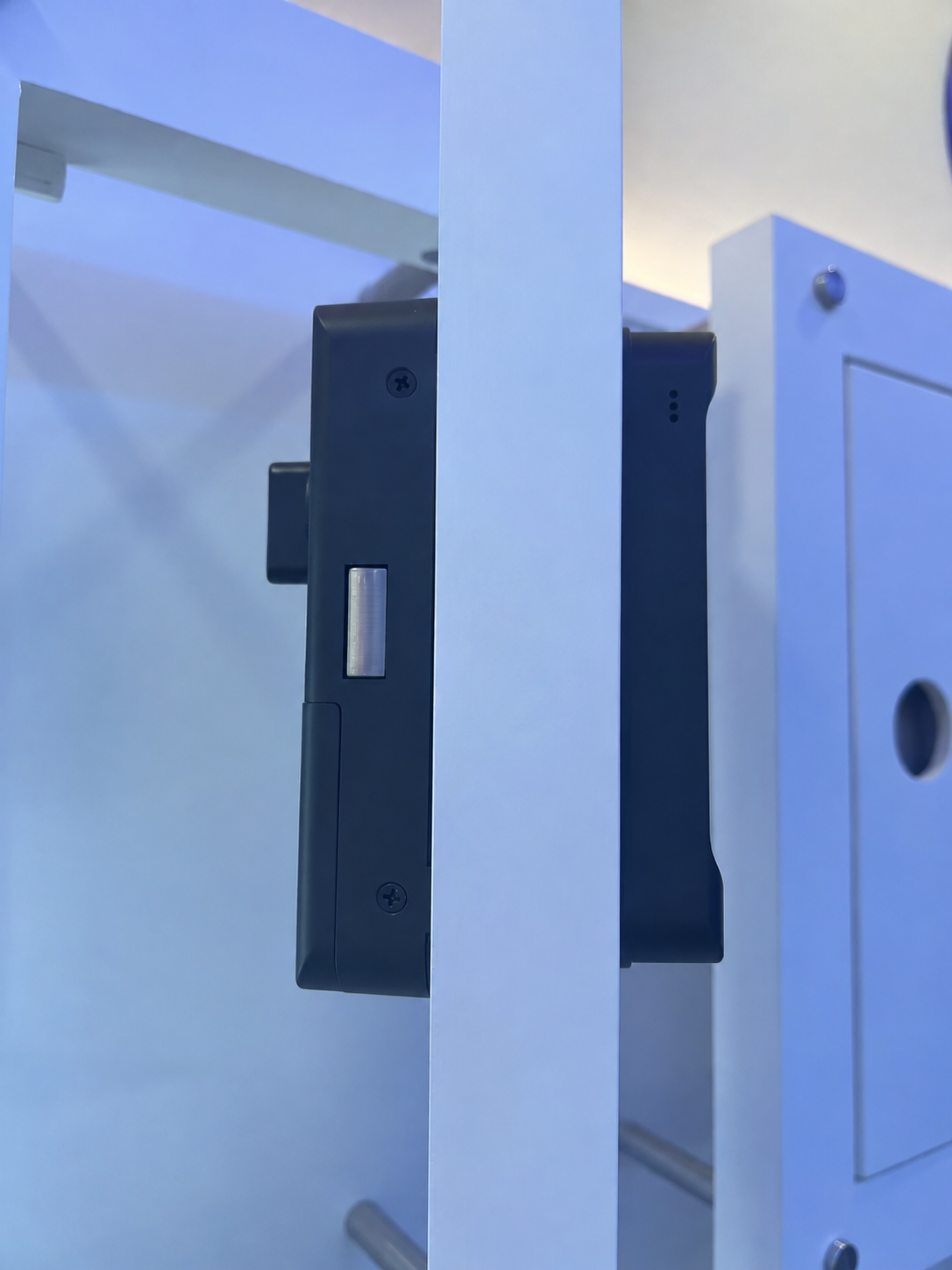 Smart Deadbolt Lock-MND-DS08 installed side view